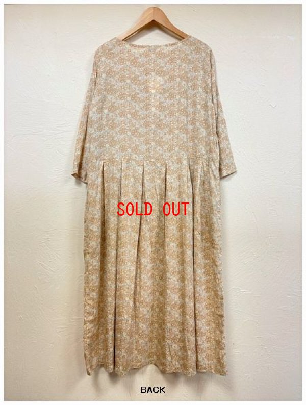 画像4: ichi(イチ）　花柄レクセルプリント切り替えタックワンピース