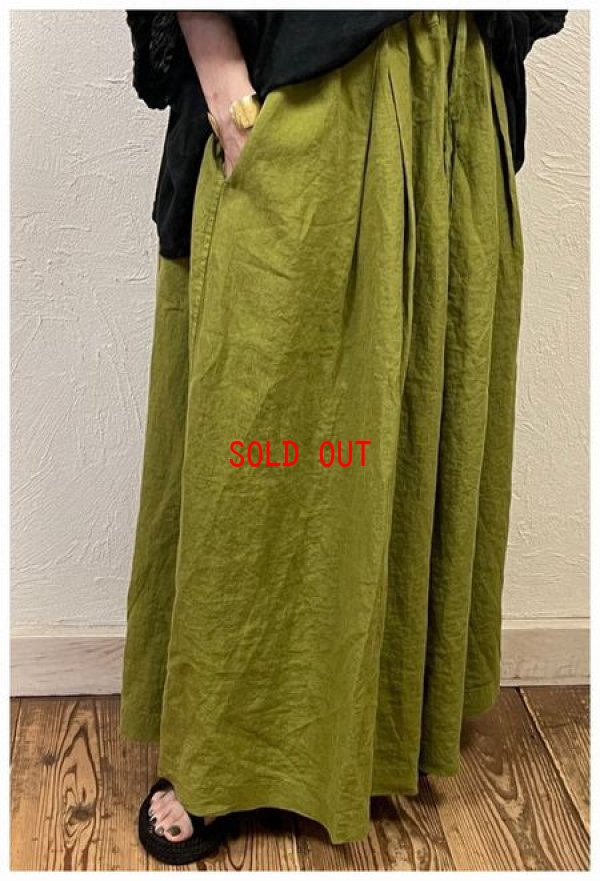 画像3: a+koloni(コロニー）　リネンタックスカート