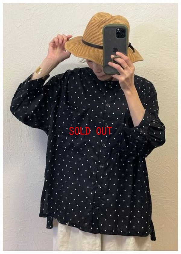 画像3: ichi(イチ）　テンセルドットシャツ