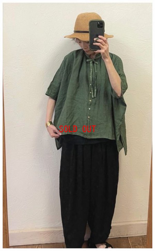 画像4: a+koloni(コロニー) オリジナルギンガムフリルブラウス