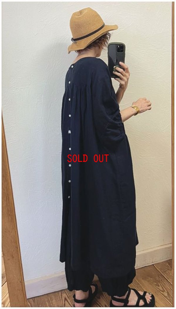 画像3: sun valley(サンバレー）　コットンテンセルダブルガーゼシャンブレー2wayワンピース