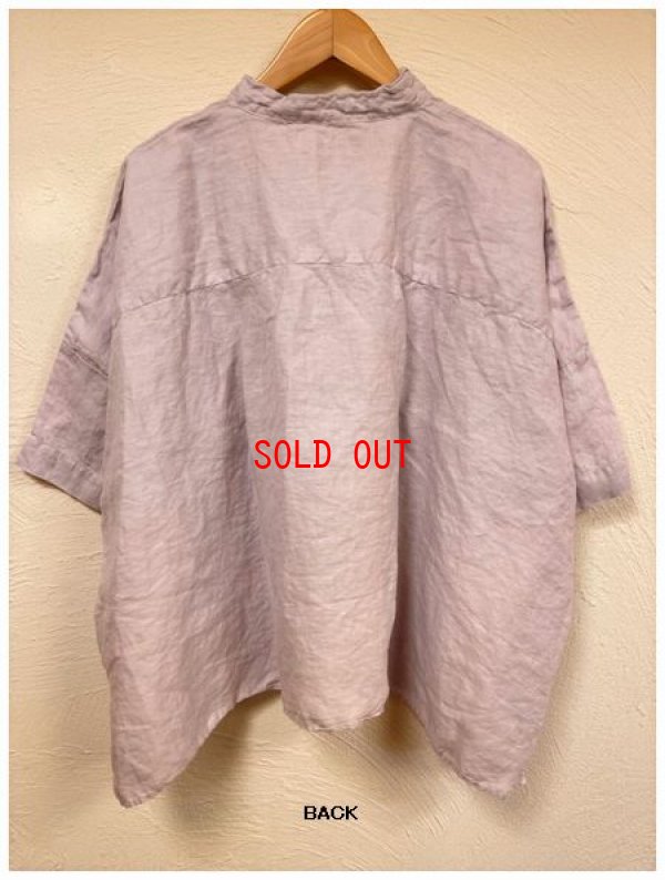 画像8: sun valley(サンバレー）　フレンチリネン製品染めワイドシャツ