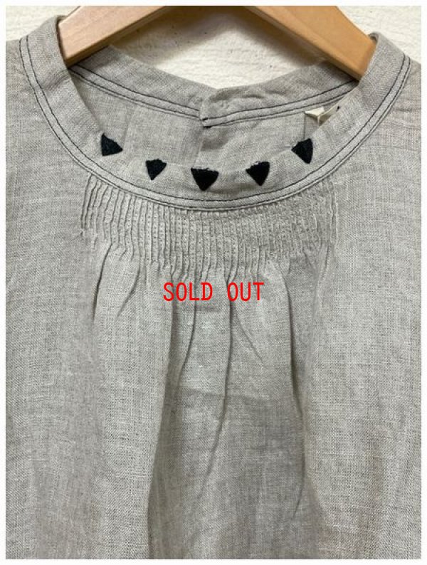 画像6: tumugu(ツムグ）　リネンエイジング刺繍プルオーバー