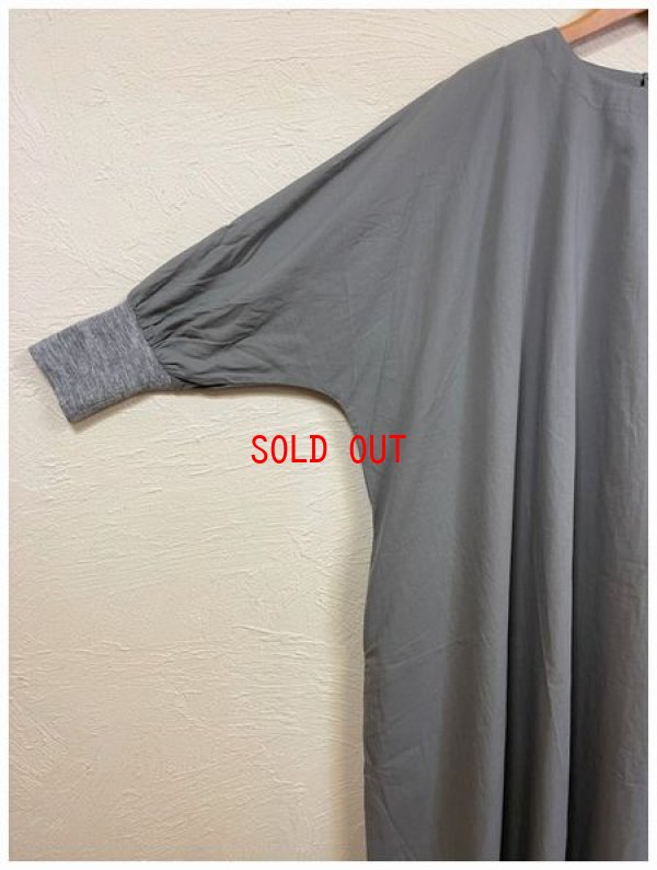 画像10: le ciel atemps doux（タンドゥース）　タイプライター無地ワンピース