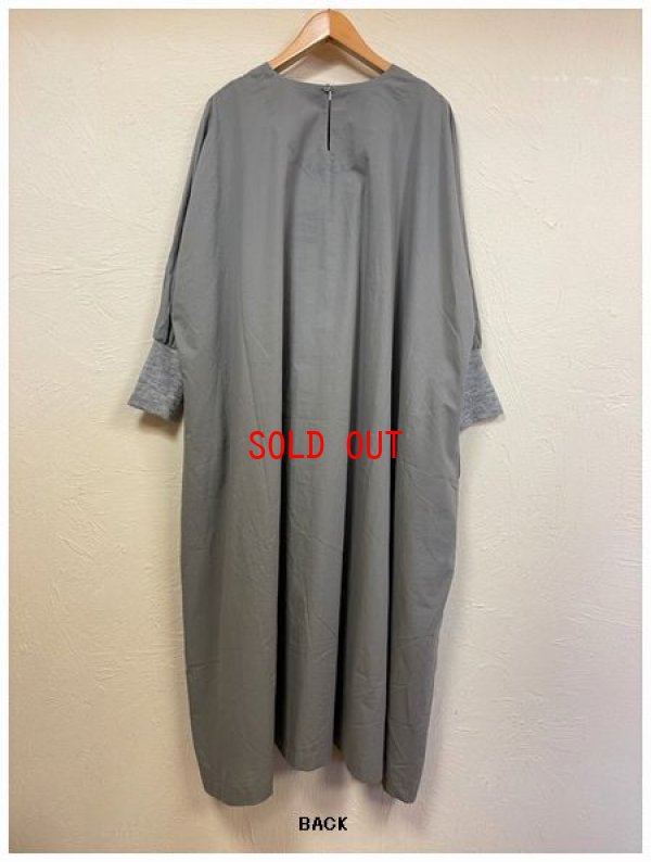 画像8: le ciel atemps doux（タンドゥース）　タイプライター無地ワンピース