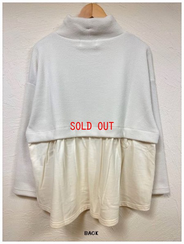 画像4: tumugu（ツムグ）　ニットコールハイネックプルオーバー