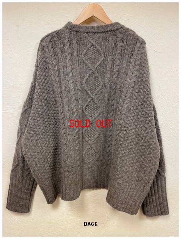 画像7: ichi(イチ）　シェットランドケーブルプルオーバー