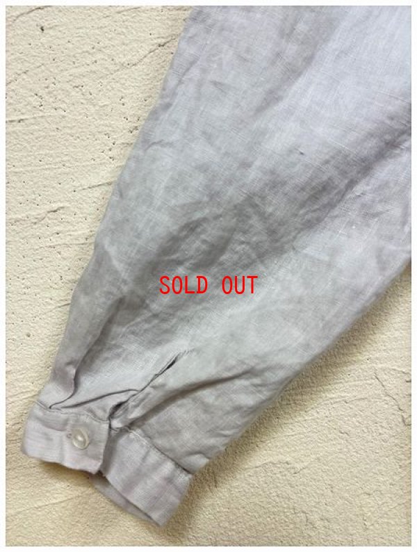 画像11: sun valley(サンバレー）　フレンチリネン製品染め切り替えギャザーブラウス