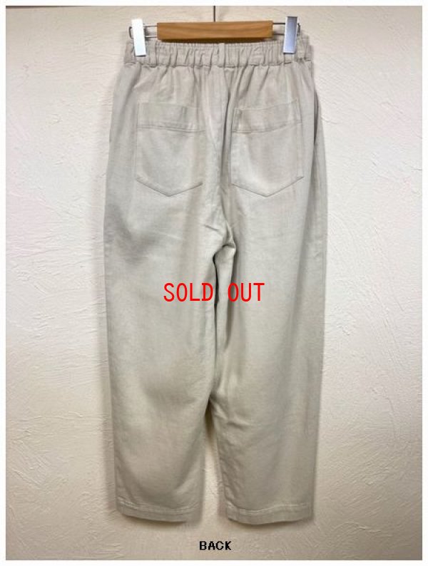 画像8: sun valley(サンバレー）　コットンリネンツイル起毛テーパードパンツ