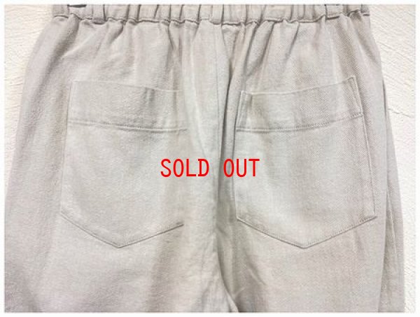 画像11: sun valley(サンバレー）　コットンリネンツイル起毛テーパードパンツ