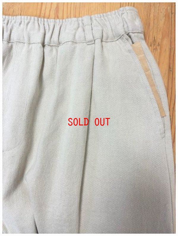 画像10: sun valley(サンバレー）　コットンリネンツイル起毛テーパードパンツ