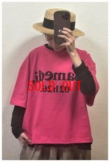 ichi(イチ）　コットンロゴプリントTシャツ
