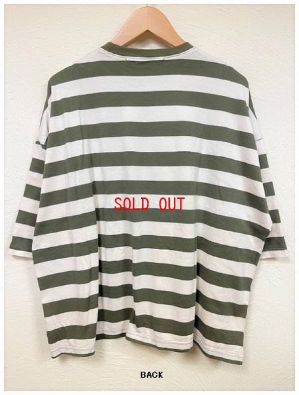 画像8: sabbatum（サバタム）　マハバーラ天竺ボーダークルーネックTシャツ