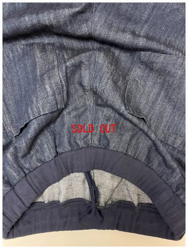 画像7: nachukara（ナチュカラ）　コットンリネンデニムウエストリブパンツ