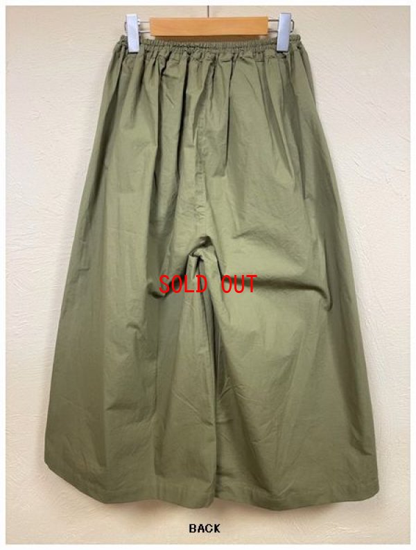 画像6: sun valley（サンバレー）　コットンリネン平織りタックガウチョパンツ