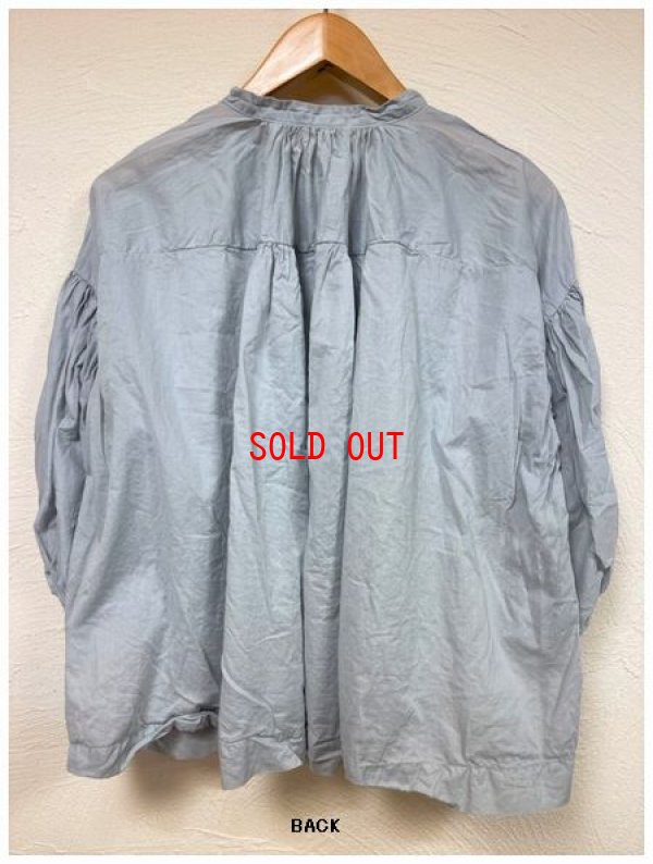 画像7: tukuroi（ツクロイ）　コットンローンピクメント加工製品染めスタンドシャツ