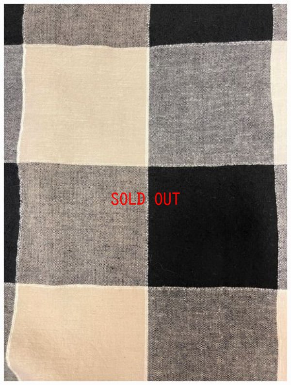 画像8: sun valley(サンバレー）　コットンリネン平織りブロックチェックイージーパンツ