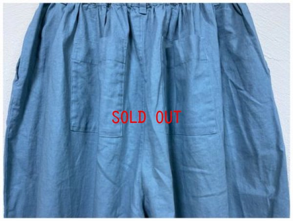 画像10: sun valley(サンバレー）　コットンリネン平織り裾タックパンツ