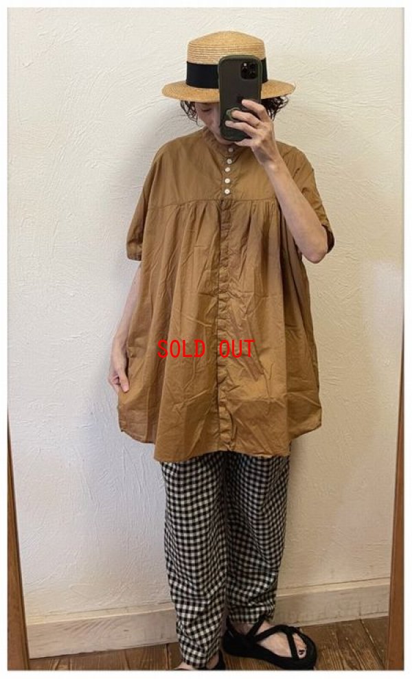 画像3: sun valley(サンバレー）　コットンローン製品染めワイドチュニック