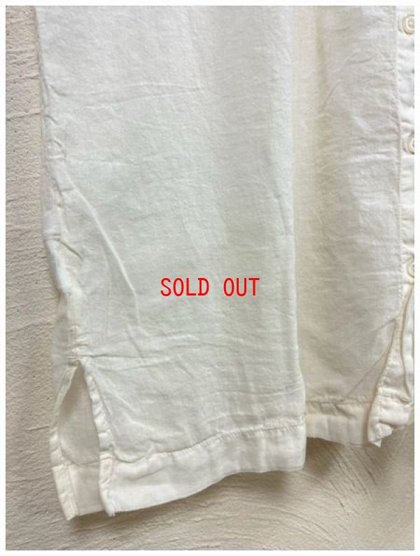 画像10: sun valley(サンバレー） 　コットンボイル製品染めフリル衿2wayシャツ