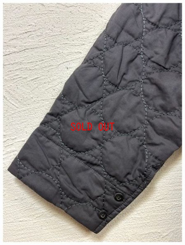 画像9: tukuroi（ツクロイ）　コットンローン中綿刺繍キルティングノーカラーコート