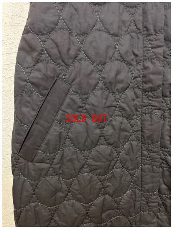 画像8: tukuroi（ツクロイ）　コットンローン中綿刺繍キルティングノーカラーコート