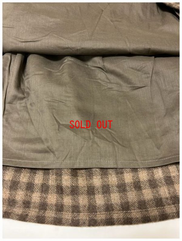 画像8: ichi(イチ）　圧縮ウールギンガムスカート