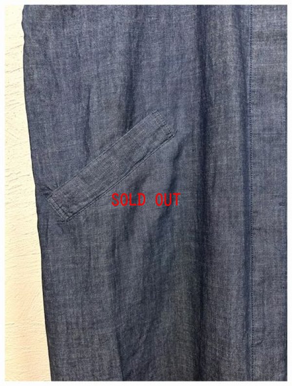 画像7: nachukara（ナチュカラ）　ライトデニムスタンドカラーコート