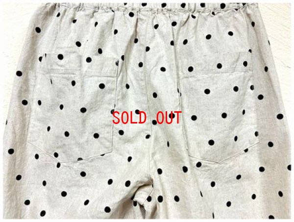 画像7: sun valley(サンバレー) コットンリネン平織りテーパードパンツ