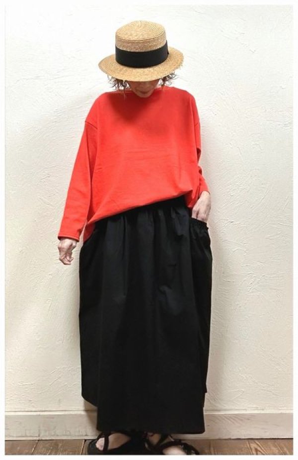 画像2: nachukara（ナチュカラ）　ブロードシャーリングポケットスカート