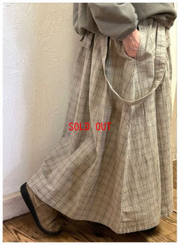 画像3: tukuroi（ツクロイ）　コットンリネン平織りジャンパースカート