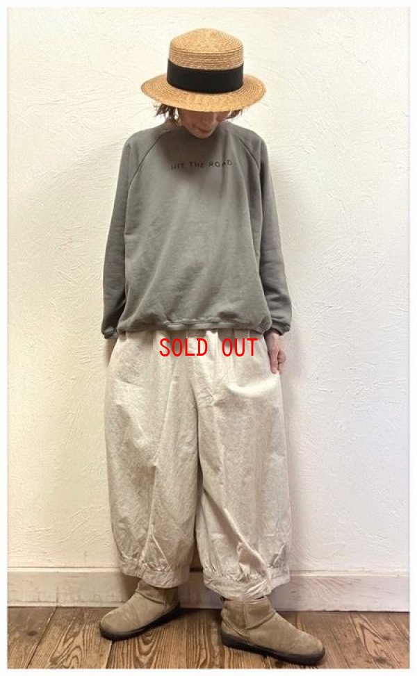 画像4: tukuroi（ツクロイ）　コットンリネン平織りボリュームパンツ