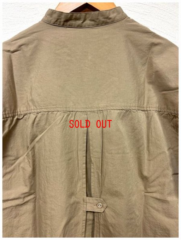 画像9: sabbatum（サバタム）　バックタックロングシャツワンピース