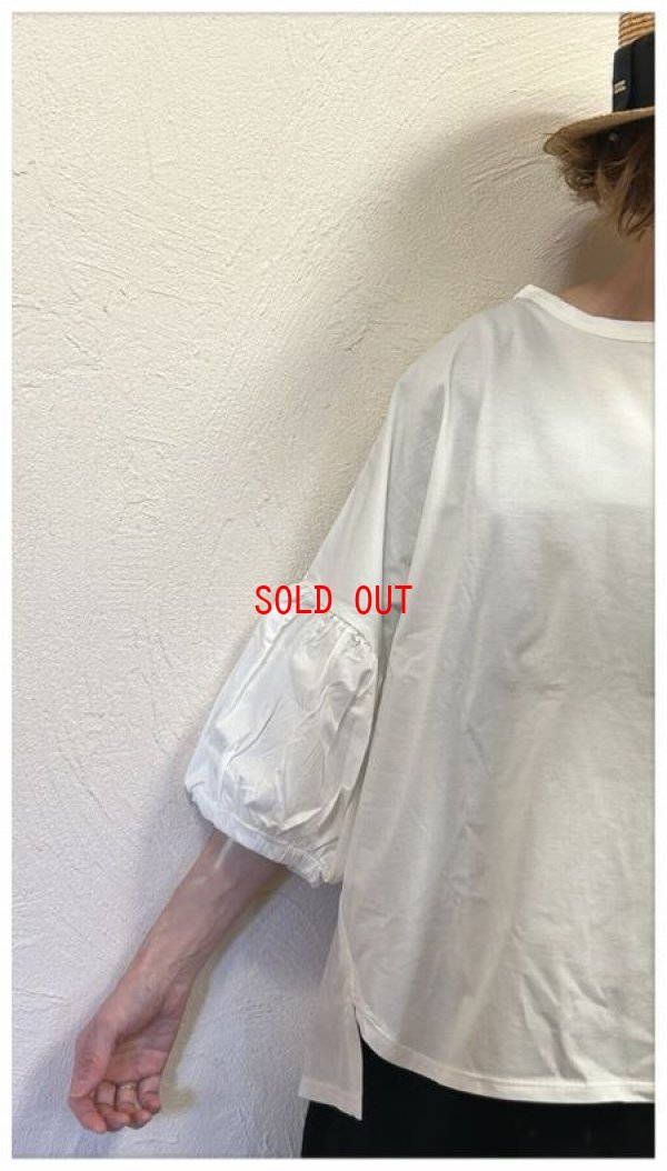 画像4: TANG（タング）　シルケット天竺ボリューム袖プルオーバー