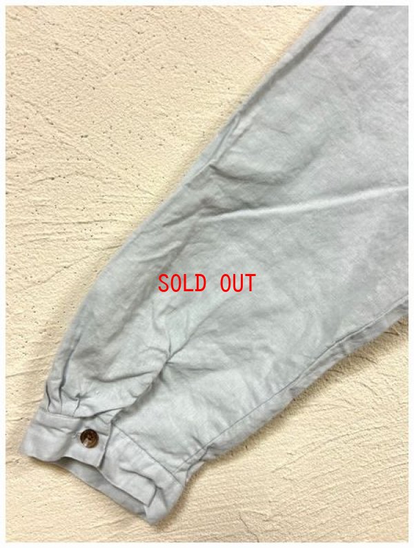 画像10: tukuroi（ツクロイ）　コットンリネン平織り製品染めピンタックブラウス