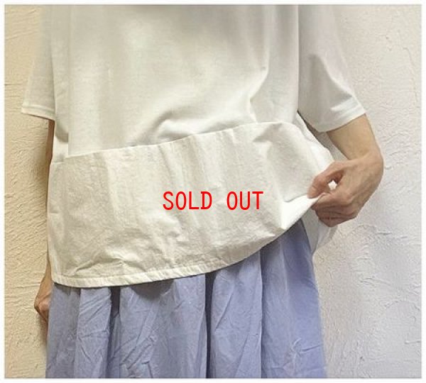 画像4: nachukara(ナチュカラ) 天竺×タイプライタードッキングポケットプルオーバー