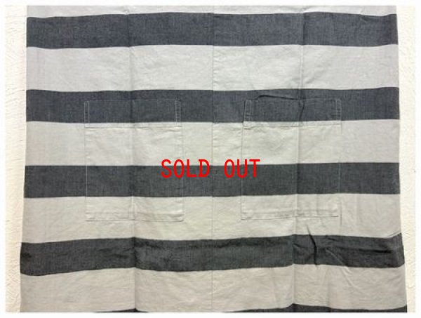 画像9: sun valley(サンバレー）　コットン綾織ボーダー柄ボックスワンピース