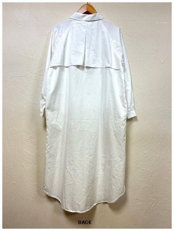 画像11: nachukara（ナチュカラ）　オックス製品洗いトレンチシャツワンピース