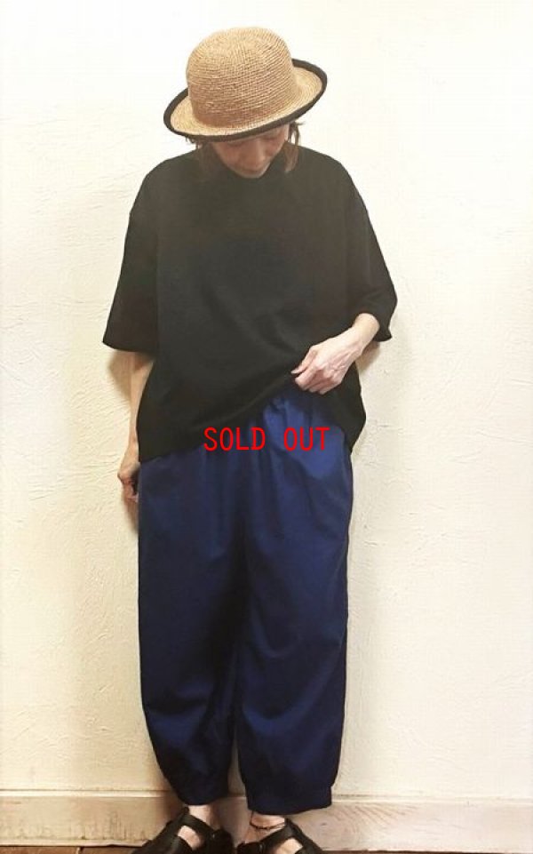 画像4: sun valley(サンバレー）　オックス製品染め裾ギャザーパンツ