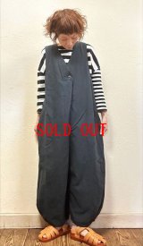 tumugu（ツムグ）　コットンリネンタイプライターサロペット