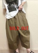 sun valley(サンバレー）　コットンライトウェザーサルエルパンツ