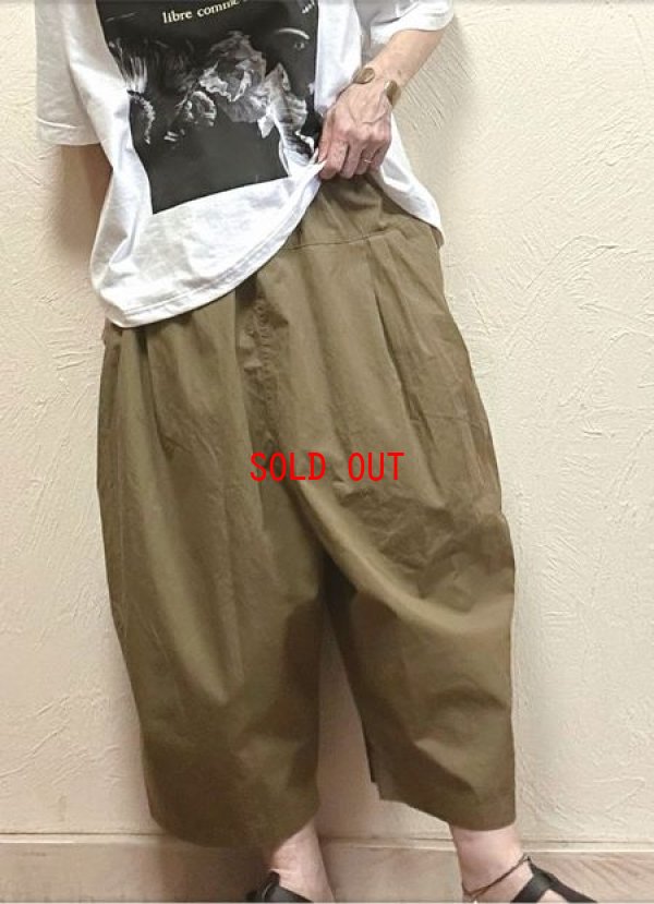 画像1: sun valley(サンバレー）　コットンライトウェザーサルエルパンツ