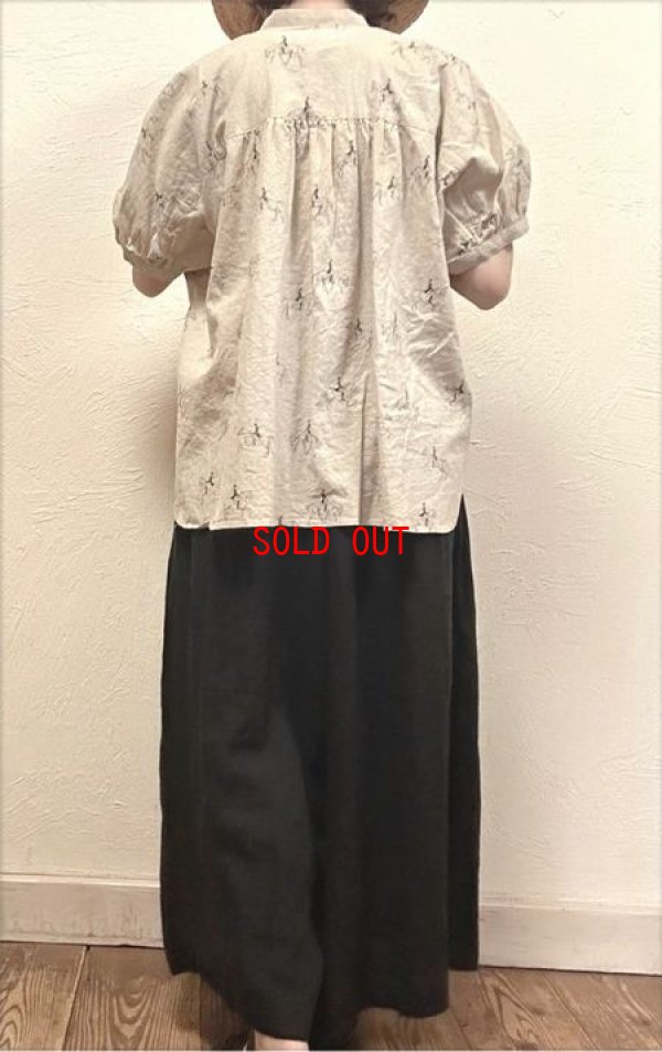 画像2: LUEUF（ルフ）　ホースパターンバンドカラーシャツ