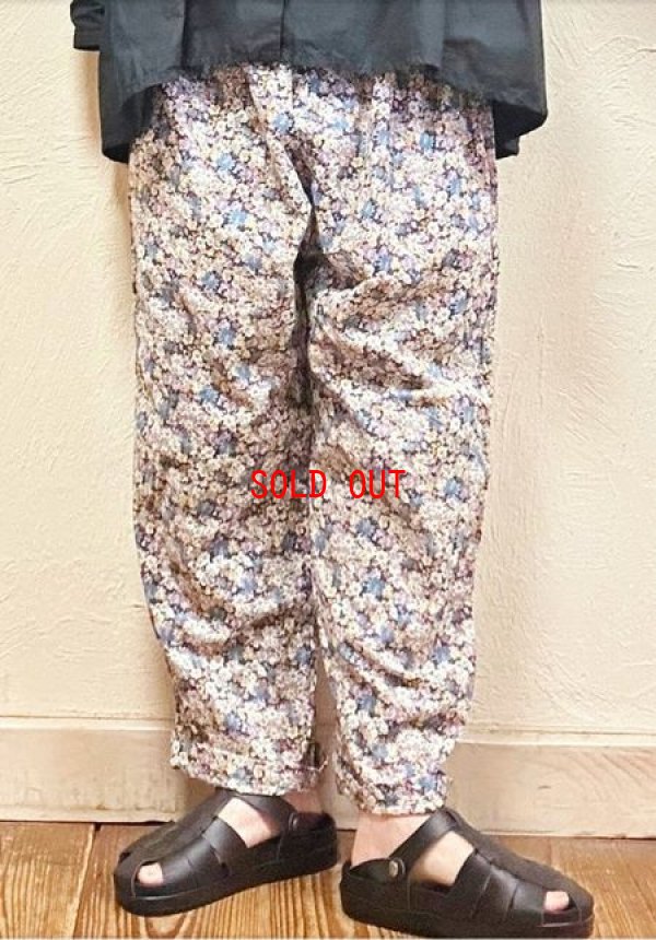 画像1: ichi(イチ）　フラワープリントパンツ