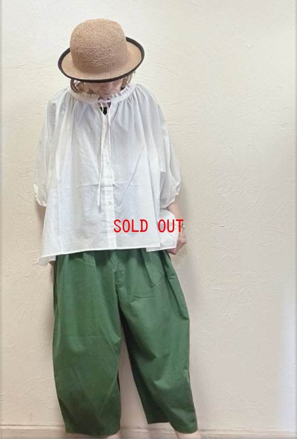 画像3: LUEUF（ルフ）　フリルネックシャツ