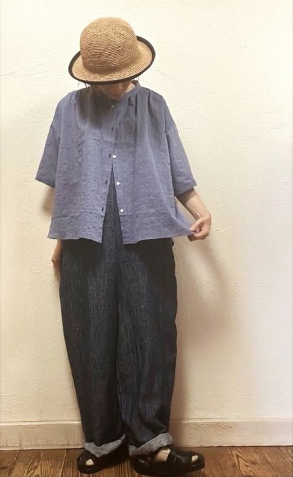画像2: nachukara（ナチュカラ）　コットンシャーリングギャザーブラウス