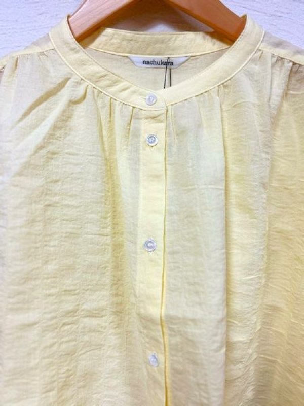 画像7: nachukara（ナチュカラ）　コットンシャーリングギャザーブラウス