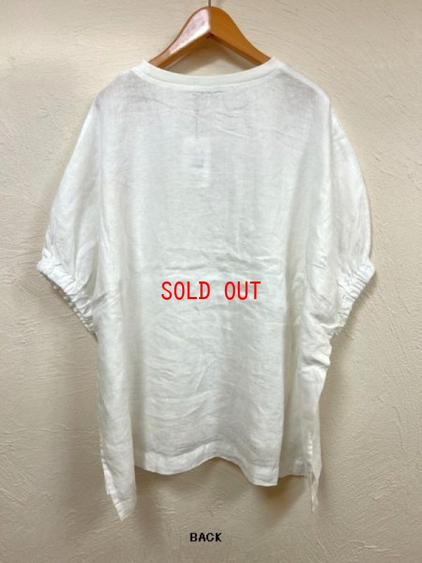 画像5: heavenly（ヘブンリー）　リネンギャザースリーブリブネックプルオーバー