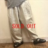 heavenly（ヘブンリー）　ヘビーリネンタックパンツ