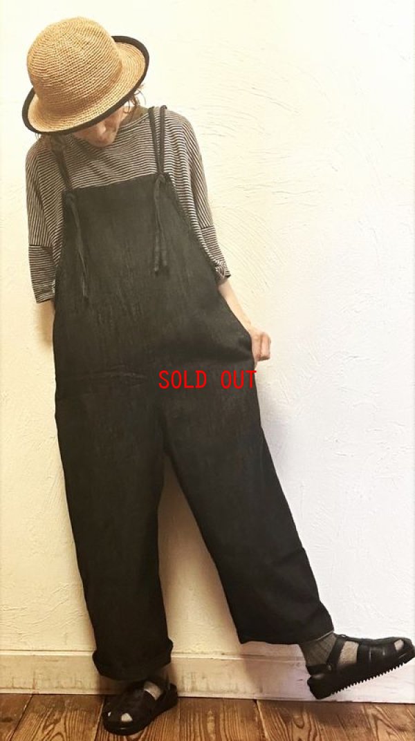 画像2: heavenly(ヘブンリー)　コットンリネンデニムサロペット